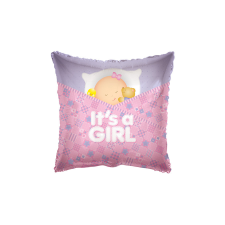 Fólia lufi babaszületésre, különböző mintákkal 45 cm party kellék