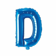 Fólia lufi S DEPOT®, D betű, kék, 40 cm party kellék