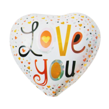 Fólia lufi – Szív – LOVE YOU party kellék