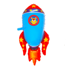  Fólia lufi – Űrhajó - Rakéta party kellék