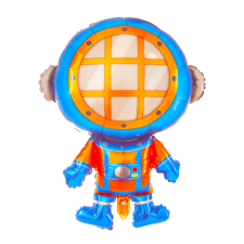  Fólia lufi – Űrhajós – Kék asztronauta party kellék