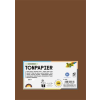 Folia Színes papír, A4, 130 g, 100 lap, FOLIA, csokoládébarna (FL6485)
