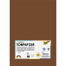 Folia Színes papír, A4, 130 g, 100 lap, FOLIA, csokoládébarna (FL6485) kreatív papír