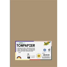 Folia Színes papír, A4, 130 g, 100 lap, FOLIA, őzbarna kreatív papír