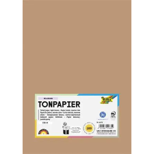 Folia Színes papír, A4, 130 g, 100 lap, FOLIA, világosbarna kreatív papír