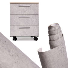 Fóliatekercs öntapadós tapéta furnér kék-szürke cement 1,22x50m tapéta, díszléc és más dekoráció