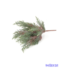  Foltos műzöld csokor 36 cm dekorációs kellék