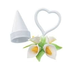 Fondant / Marcipán kiszúró - Kála készítő készlet sütés és főzés