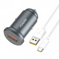 Foneng Mini car GSM charger kit Foneng C15 4A USB type-C (metal) kábel és adapter