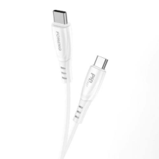 Foneng USB-C – USB-C kábel Foneng X73, 60 W, 1 m (fehér) kábel és adapter