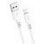 Foneng X85 USB-A apa - Lightning apa 2.0 Adat és töltőkábel - Fehér (1m)