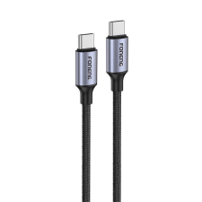 Foneng X95 USB-C - USB-C töltőkábel 1,2m fekete (X95 1.2m C-C) kábel és adapter