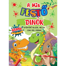 FONI-BOOK A kis festő dinók + vízfesték ecsettel gyermek- és ifjúsági könyv