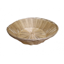  Fonott kosár kerek 23x7cm natúr mûanyag 80118480 konyhai eszköz