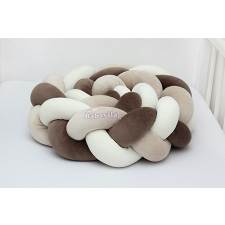  Fonott rácsvédő 210-es bézs/vaj/barna babaágynemű, babapléd