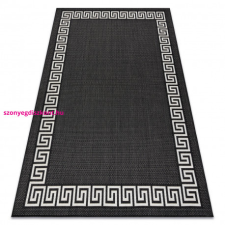  Fonott sizal flat szőnyeg 49373690 Görög fekete / krém 160x230 cm lakástextília