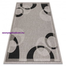  Fonott sizal floorlux szőnyeg 20078 ezüst / fekete 240x330 cm lakástextília