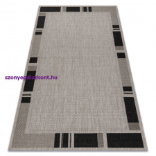 Fonott sizal floorlux szőnyeg 20195 ezüst / FEKETE 160x230 cm lakástextília