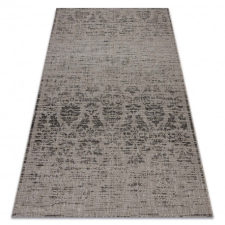 Fonott sizal floorlux szőnyeg 20211 ezüst / FEKETE 120x170 cm lakástextília