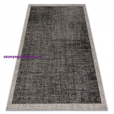 Fonott sizal floorlux szőnyeg 20401 fekete / ezüst 200x290 cm lakástextília