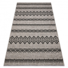 Fonott sizal floorlux szőnyeg 20510 ezüst / fekete 200x290 cm lakástextília