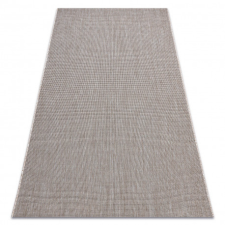  Fonott sizal floorlux szőnyeg 20580 egyszerű, egyszínű - ezüst / fekete 120x170 cm lakástextília