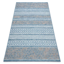  Fonott sizal szőnyeg LOFT 21118 boho elefántcsont/ezüst/kék 200x290 cm lakástextília