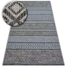 Fonott sizal szőnyeg LOFT 21118 boho elefántcsont/ezüst/szürke 60x110 cm lakástextília