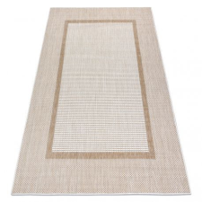 Fonott sizal szőnyeg SION 21782 lapos szövött ecru / bézs 200x290 cm lakástextília