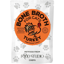 Food Studio szabad tartású pulyka csontleves macskáknak (24 x 100 ml) 2.4l macskaeledel