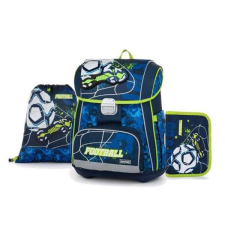  Football focis Prémium anatómiai iskolatáska szett - stoplis iskolatáska
