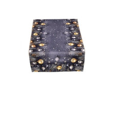 Forbyt karácsonyi terítő, fenyő és gömbök, CYH5918C, 40 × 140 cm karácsonyi textilia