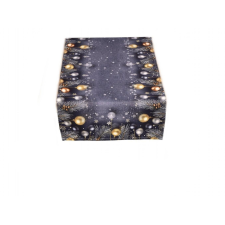 Forbyt karácsonyi terítő, fenyő és gömbök, CYH5918C, 40 × 140 cm (8591034110831) lakástextília