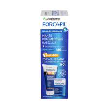 Forcapil Haj- és körömerősítő kapszula és Keratin+ sampon 180x200ml sampon