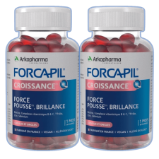 Forcapil Hajnövekedést támogató gumivitamin DUO 2X60 db vitamin és táplálékkiegészítő