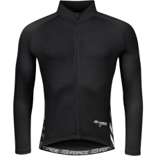 Force Spike hosszú ujjú mez, fekete-fehér XL biciklis mez