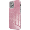 Forcell Apple iPhone 16 csillámos hátlap tok, rózsaszín