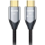 Forcell Cafule HDMI 2.1 kábel, 8K 60Hz / 4K 120Hz, HDR, eARC, VRR, 48Gbps, 1m, fekete
