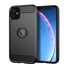 Forcell Carbon hátlap tok Apple iPhone 12 mini, fekete tok és táska