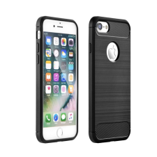 Forcell Carbon hátlap tok Apple iPhone XR, fekete tok és táska