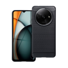 Forcell Carbon hátlap tok Redmi A3 4G, fekete tok és táska