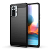 Forcell Carbon hátlap tok Xiaomi Redmi Note 10 5G , fekete