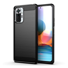 Forcell Carbon hátlap tok Xiaomi Redmi Note 10 5G , fekete tok és táska