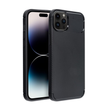 Forcell Carbon Premium Apple iPhone 14 Plus karbon mintás szilikon tok, fekete tok és táska
