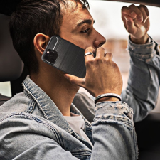 Forcell CARBON tok iPhone XS Max (6,5" ), fekete telefontok tok és táska