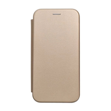 Forcell Elegance oldalra nyíló hátlap tok Samsung S24 arany tok és táska