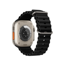 Forcell F-Design FA12 Apple Watch 42/44/45/49mm szíj, fekete okosóra kellék