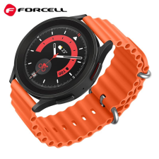 Forcell F-DESIGN FS01 szíj Samsung Watch 22mm narancssárga okosóra kellék