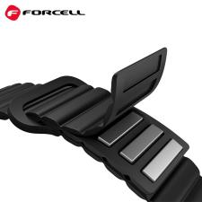 Forcell F-DESIGN FX8 szíj Xiaomi Mi Band 8 fekete okosóra kellék