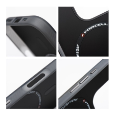 Forcell F-Protect Levels iPhone 16 ütésálló MagSafe tok, Camo, fekete-szürke tok és táska